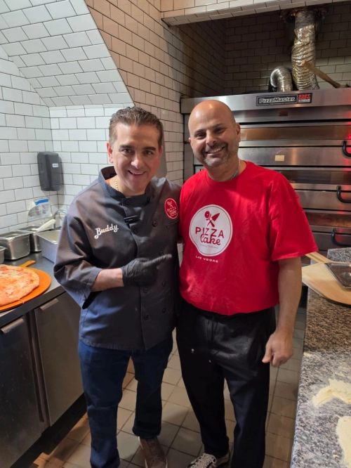 Il miglior pizzaiolo al mondo Luciano Carciotto incontra Buddy Valastro a Las Vegas